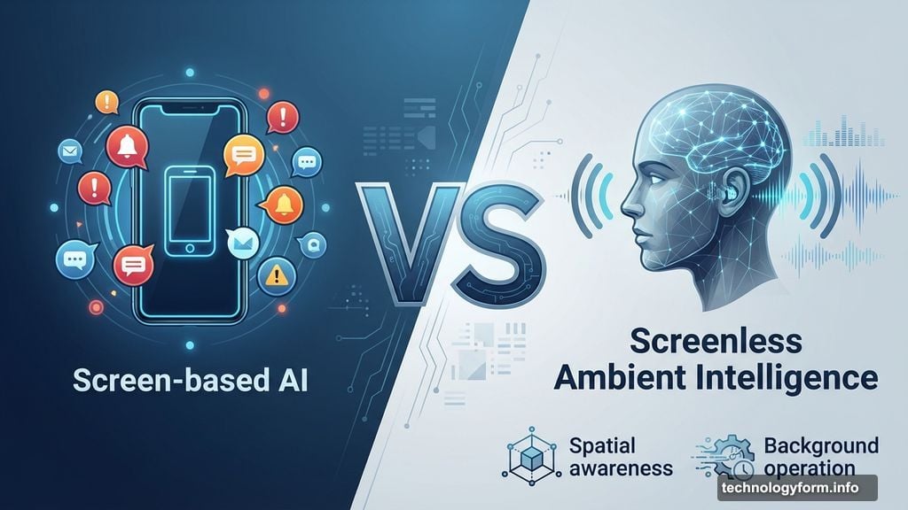 Ambient intelligence device eliminates screens and filters digital noise