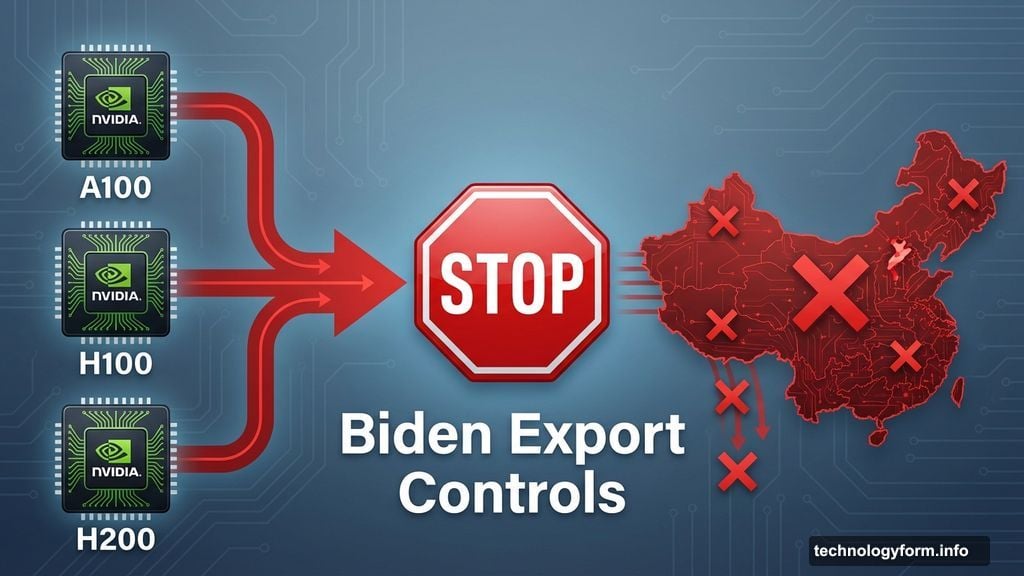 Biden blocked Nvidia A100 and H100 chip sales to China