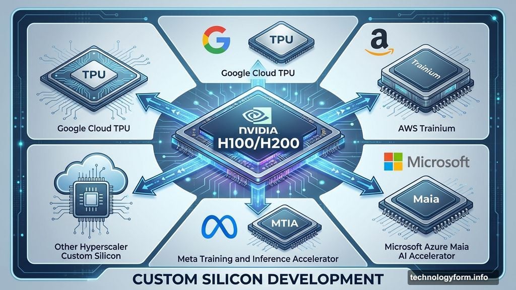Google TPUs and Amazon Trainium compete with Nvidia chips