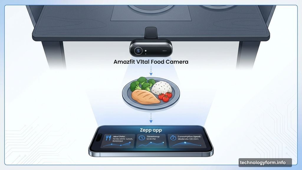 Food camera watches meals and uploads eating data to app