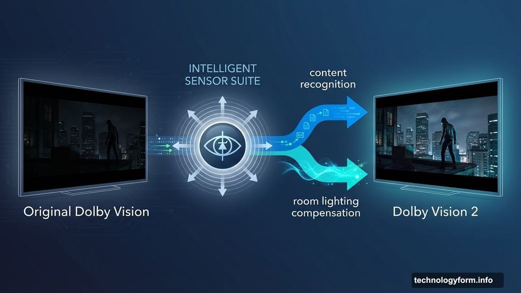Dolby Vision 2 automatically optimizes picture settings based on room lighting