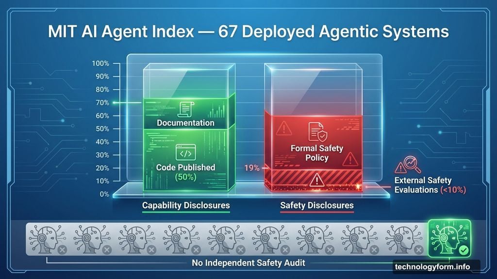 Only 19 percent of AI agents disclose formal safety policy, MIT study finds