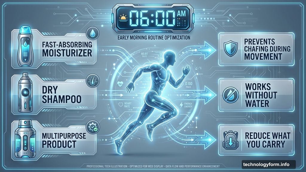 AI designs streamlined morning hygiene routine for efficiency and mobility