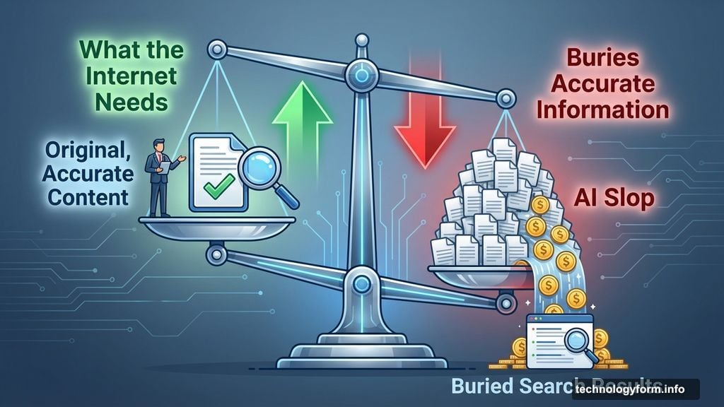 AI slop buries search results under repetitive, indifferent, inaccurate nonsense