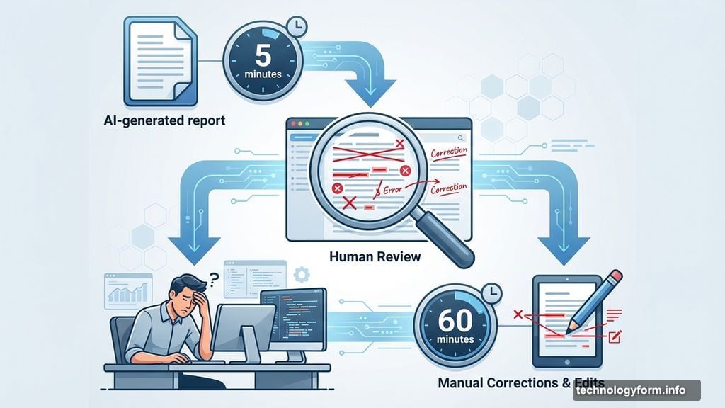 Workers spend hours fixing workslop and error-riddled AI content