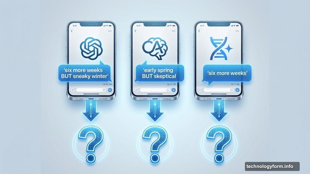 Different AI models give different answers to same question