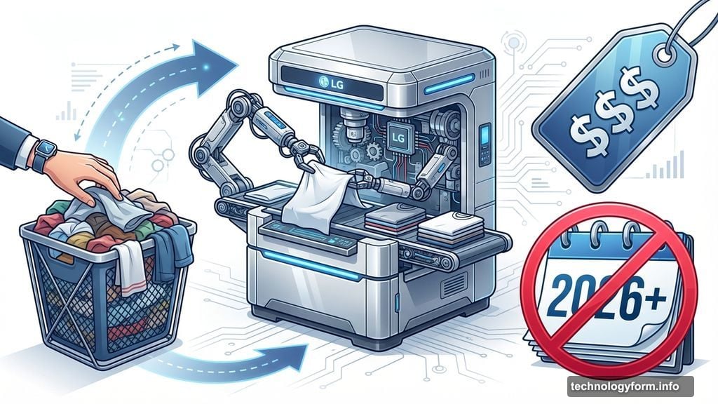 LG laundry-folding robot moves slow, needs human help, costs fortune