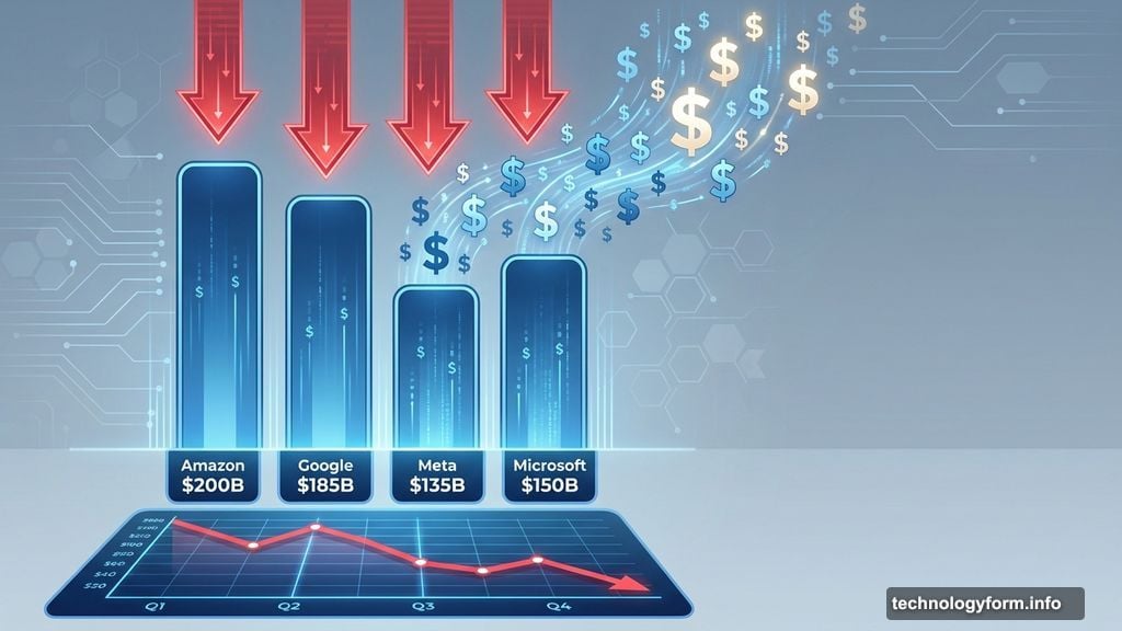 Big Tech spending billions while stock prices decline sharply