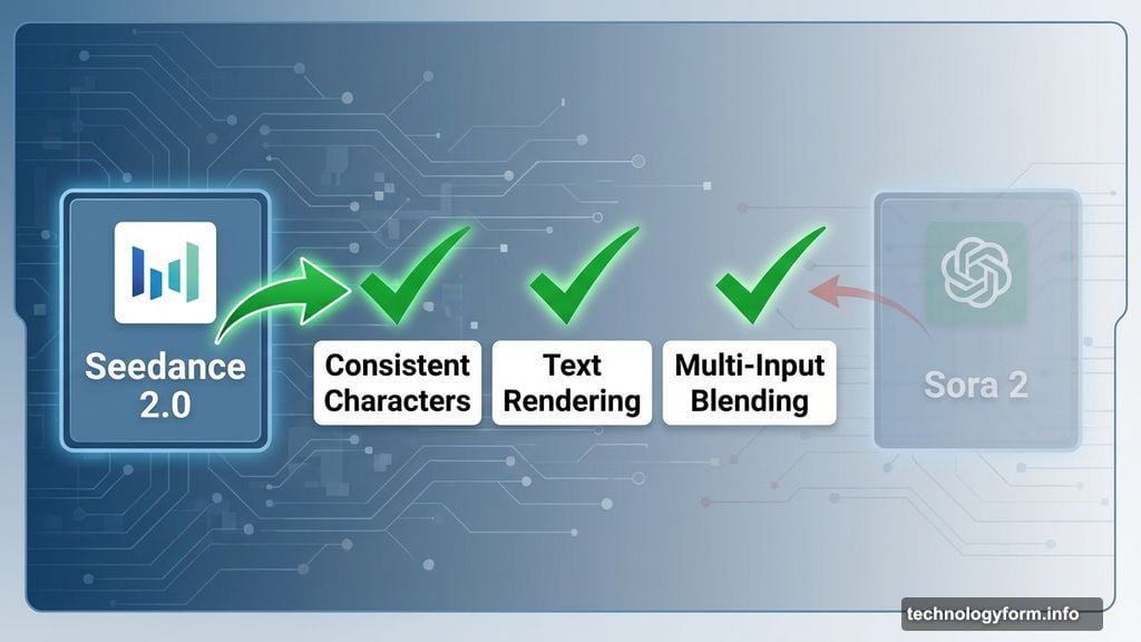 Seedance 2.0 outperforms Sora 2 in quality and consistency
