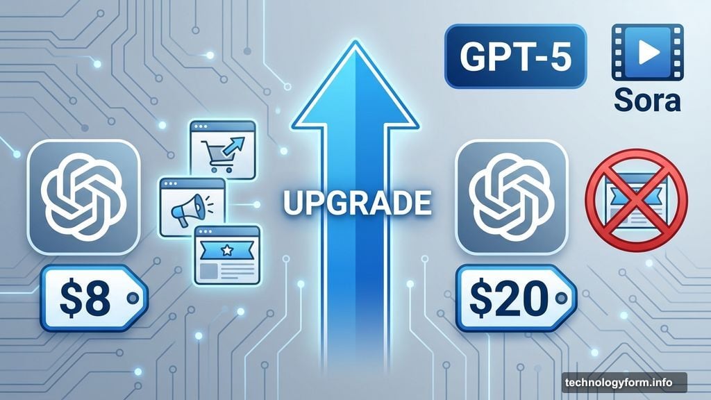 ChatGPT pricing tiers from eight dollar Go to twenty dollar Plus