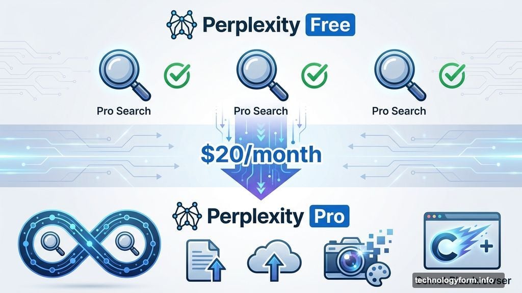 Perplexity Pro removes three daily search limit for unlimited research