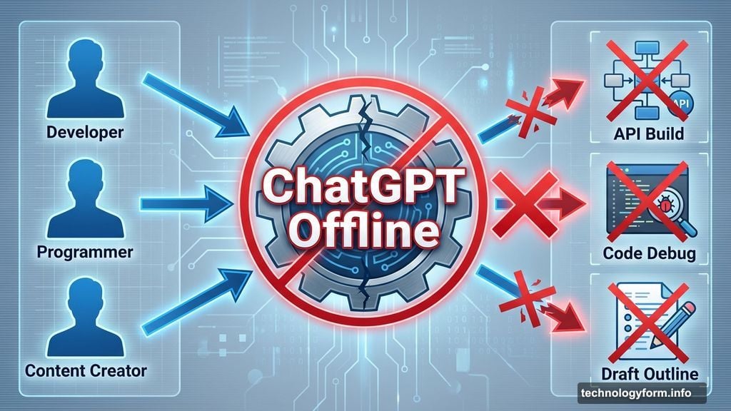When ChatGPT goes offline real workflows grind to a halt