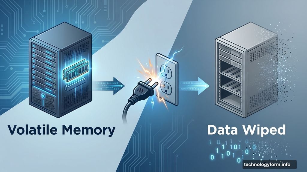 RAM-only servers wipe data clean when powered down