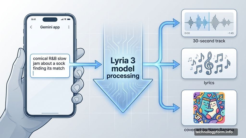 Gemini app generates 30-second track with lyrics and cover art