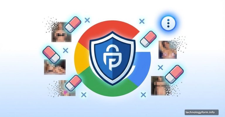 Google logo with protective shield removing explicit images from search results