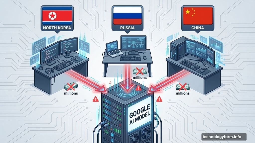 State-backed operations from North Korea Russia and China target AI