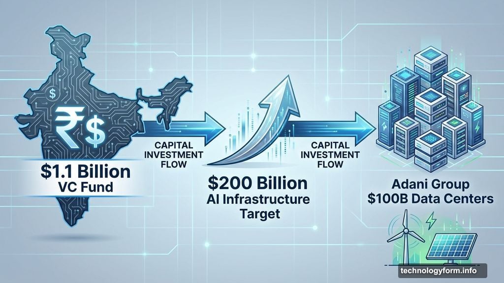 India commits 1.1 billion dollars to AI startups and data centers