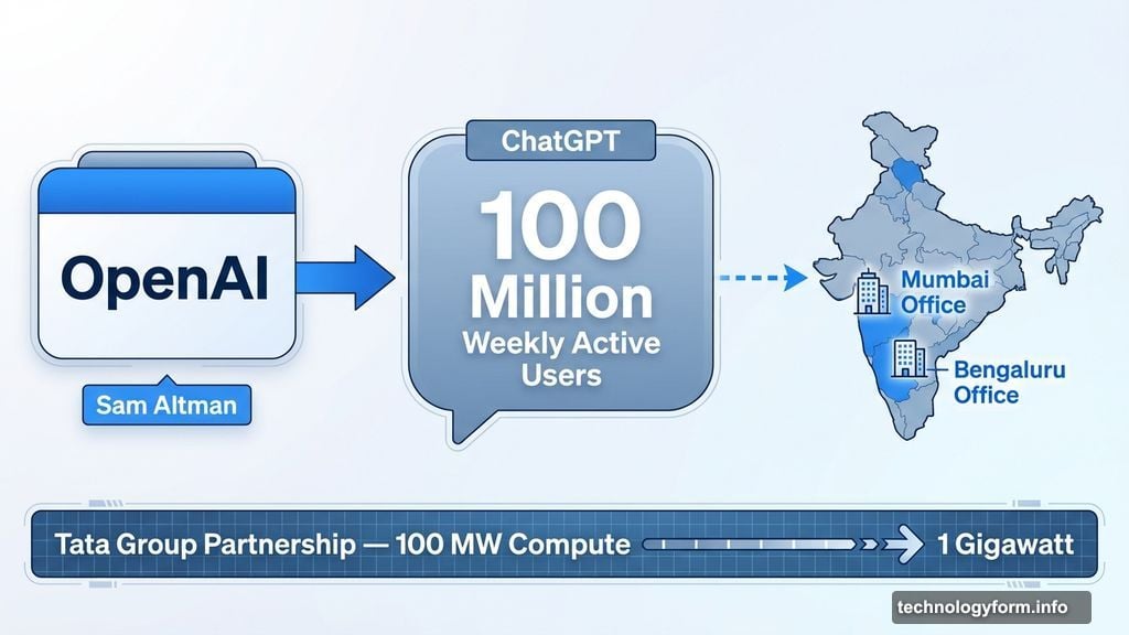 OpenAI's 100 million ChatGPT users in India with Bengaluru Mumbai offices
