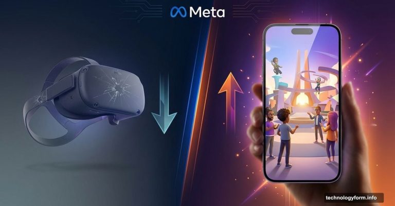 Meta Quest VR headset shrinking as Horizon Worlds shifts to mobile smartphone