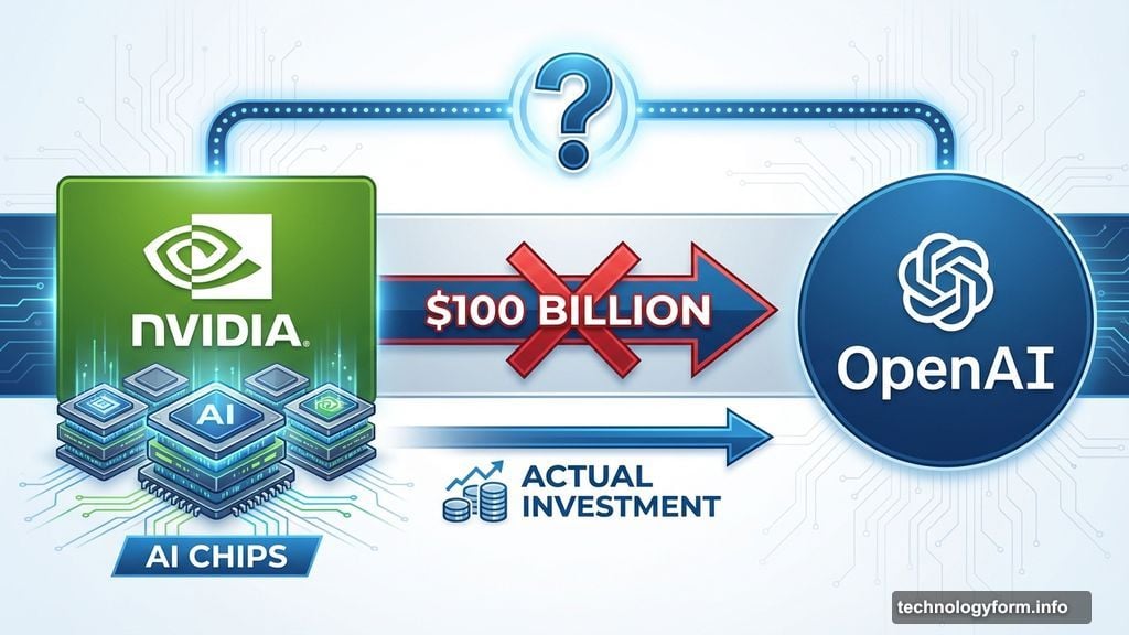 NVIDIA investment in OpenAI changes from hundred billion dollar commitment