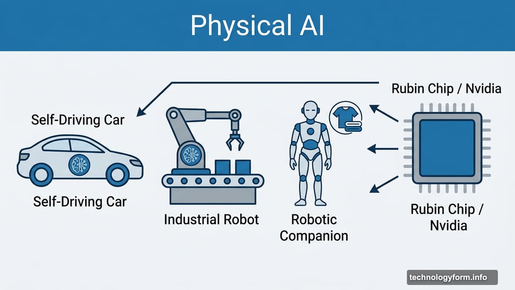 Physical AI embeds intelligence into self-driving cars and industrial robots