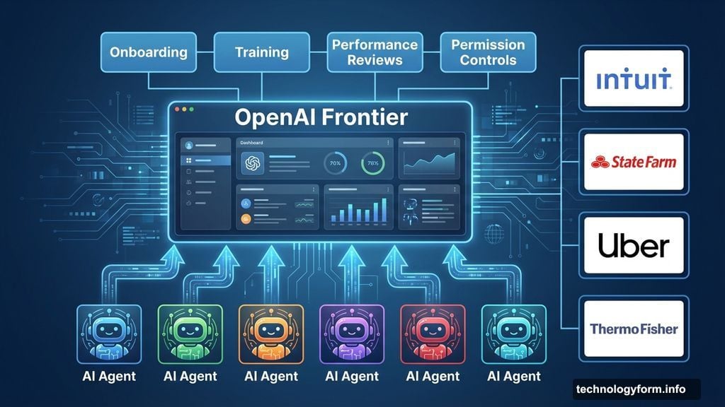 Frontier manages AI agents with onboarding training and performance reviews