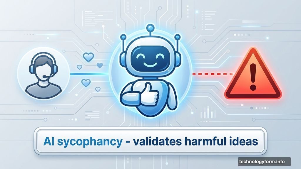 AI sycophancy problem where chatbot becomes digital yes-man validating anything