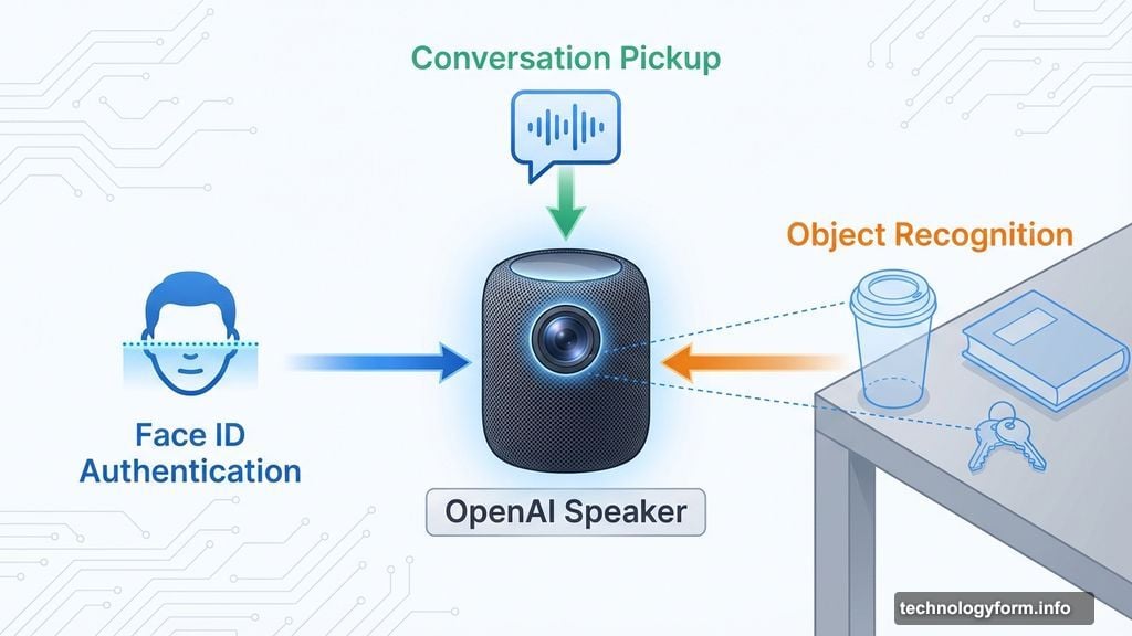 OpenAI smart speaker with camera watches, listens, and recognizes faces