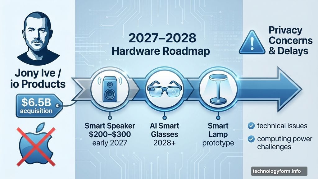 Jony Ive leads OpenAI hardware roadmap from smart speaker to glasses