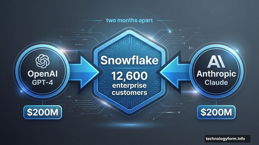 Snowflake dropped $200M on OpenAI after dropping $200M on Anthropic