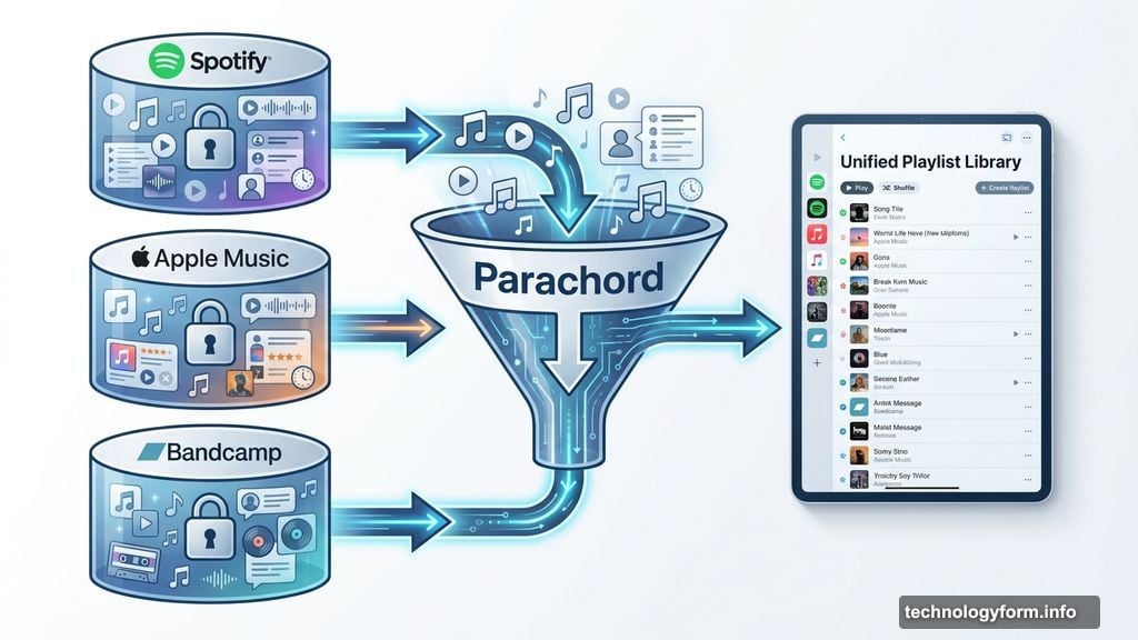 Parachord bridges Spotify, Apple Music, and Bandcamp streaming silos