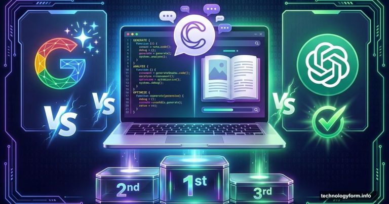 Three AI chatbots Gemini Claude ChatGPT competing to build e-reader app