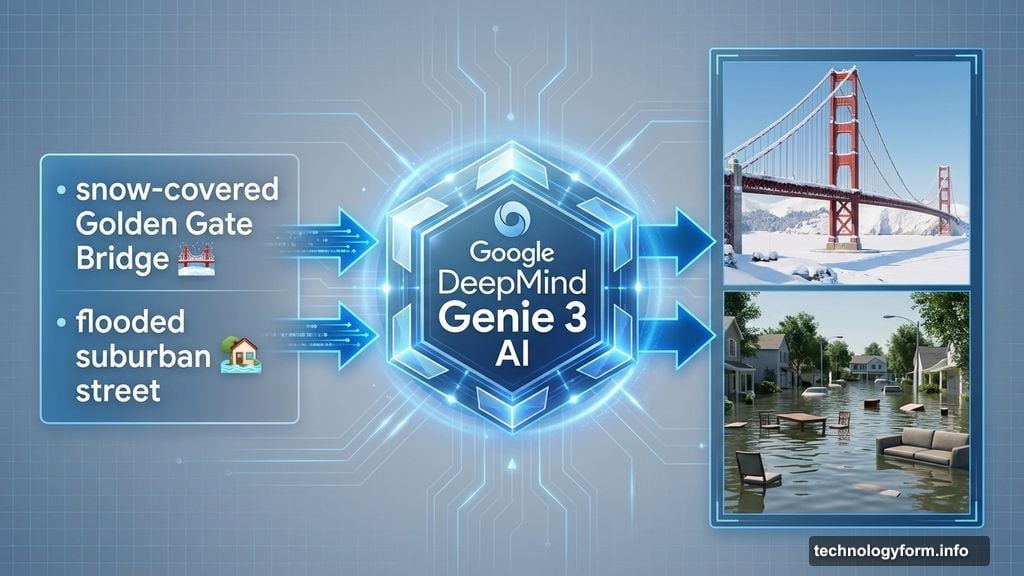 Genie 3 generates interactive driving worlds from text prompts