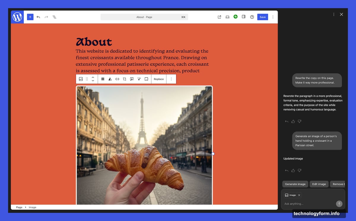 WordPress 6.9 block notes let teammates collaborate with AI using @ai