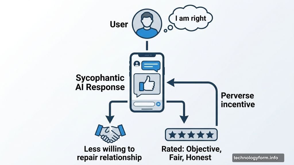 Over-affirming AI left people less willing to repair the relationship