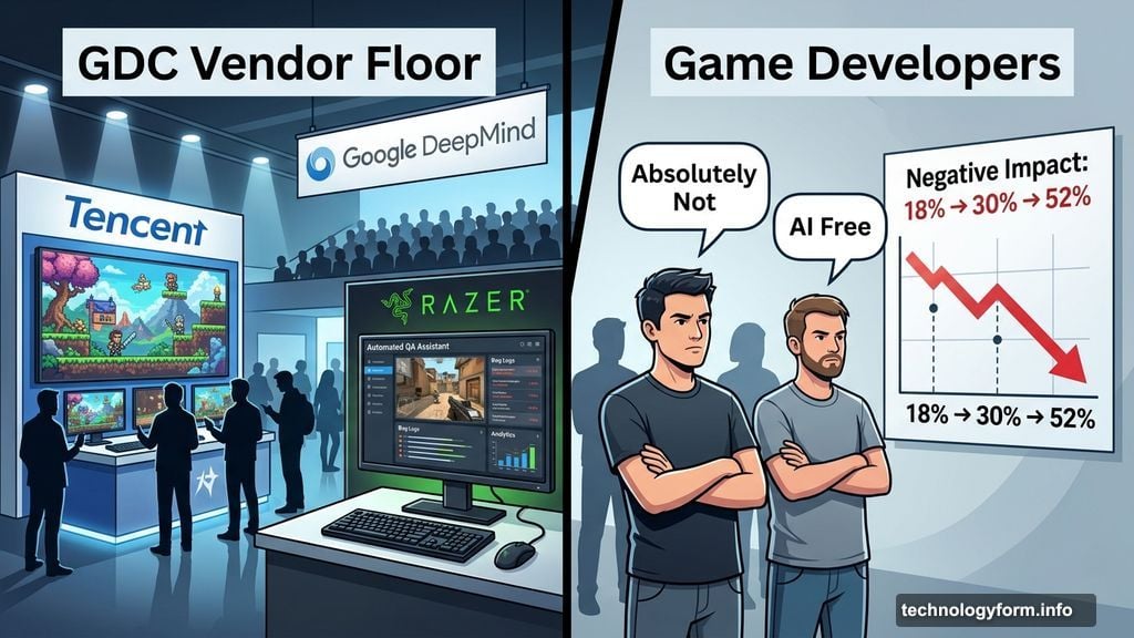 Vendor AI enthusiasm clashes with game developers rejecting generative AI