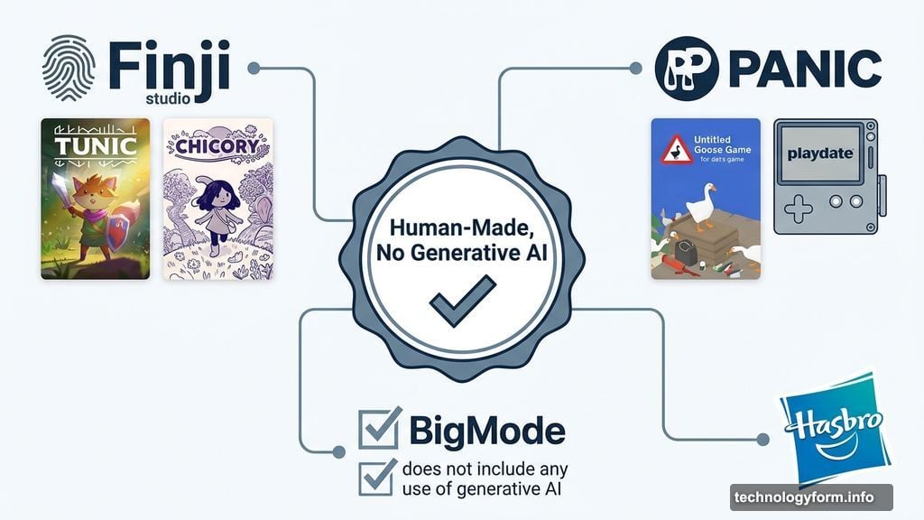 Finji, Panic, BigMode and Hasbro draw hard lines against generative AI