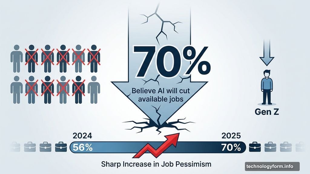 70 percent of Americans believe AI advancements will cut available jobs