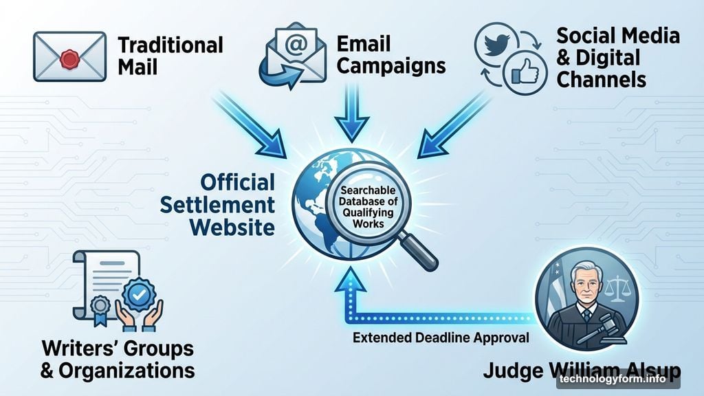 Extensive outreach campaign helped eligible authors join the settlement before deadline