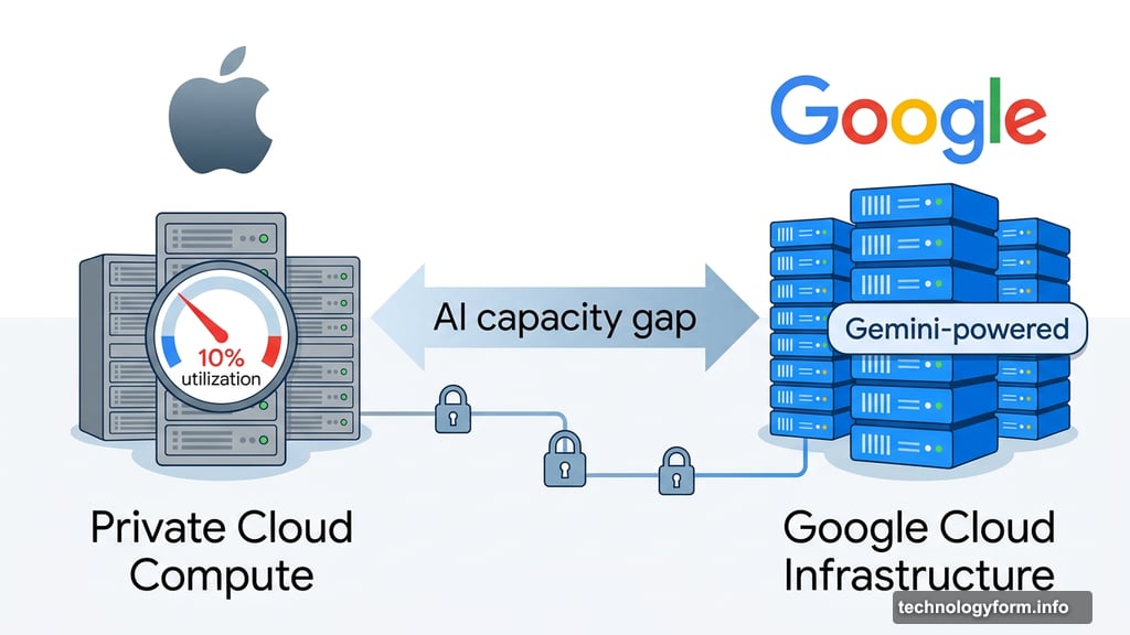 Apple Private Cloud Compute at 10 percent utilization needs Google scale