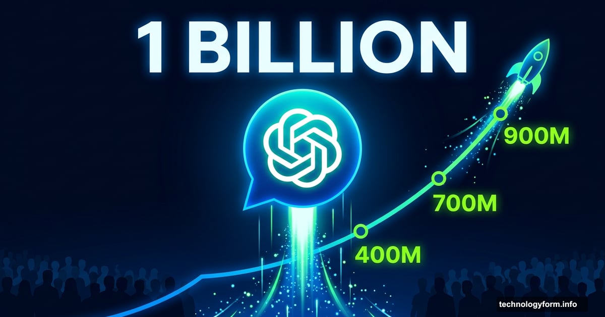 ChatGPT logo rocket soaring past one billion weekly users milestone