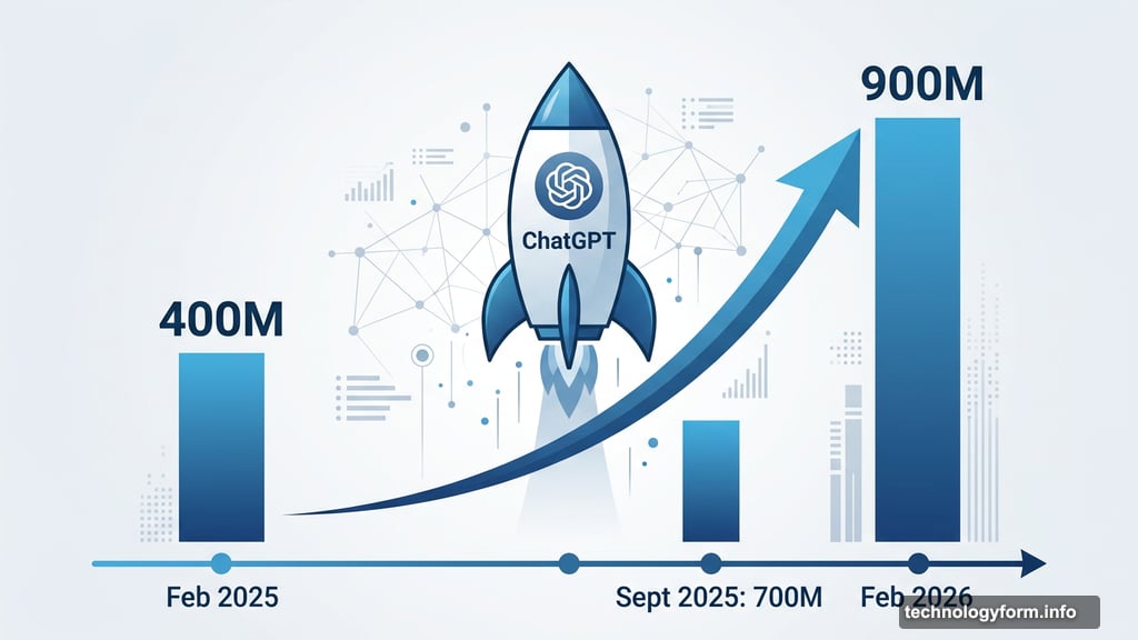 ChatGPT weekly users doubled from 400 million to 900 million