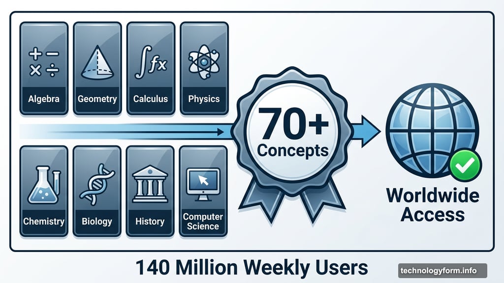 Over 70 math and science concepts available to 140 million ChatGPT users worldwide