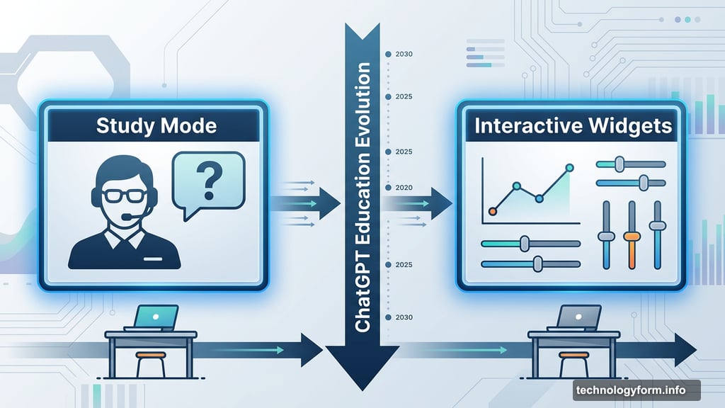 ChatGPT Study Mode evolves into interactive widgets for hands-on student exploration