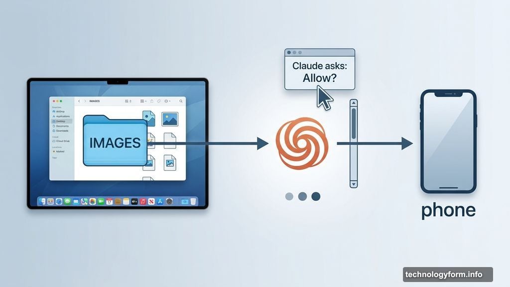 Claude controls macOS to send files and batch-resize images