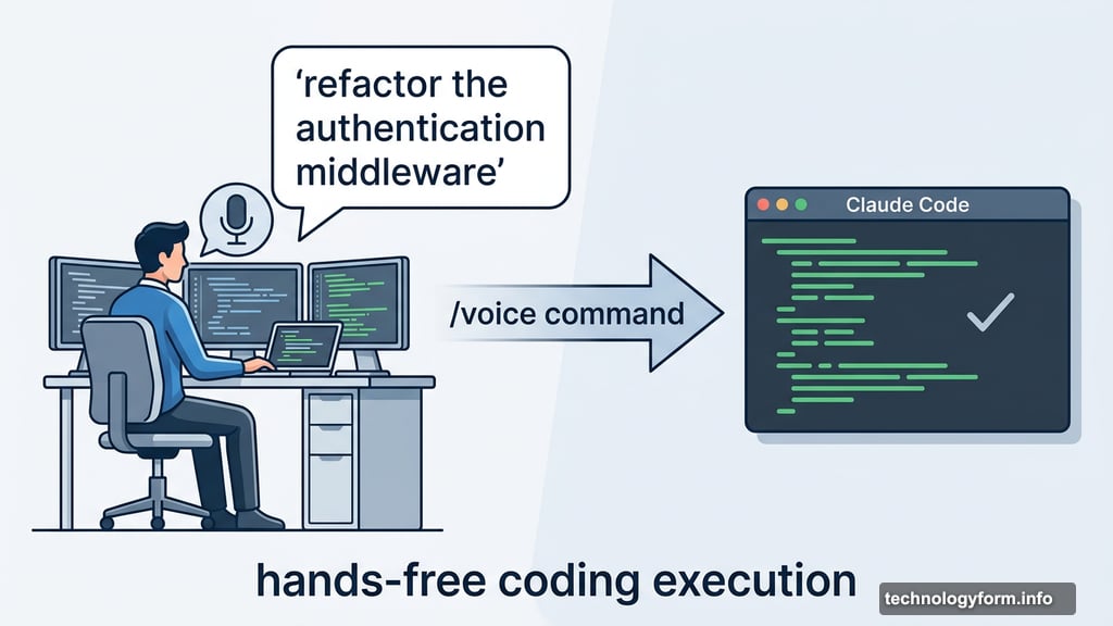 Voice mode lets developers speak commands to Claude Code hands-free