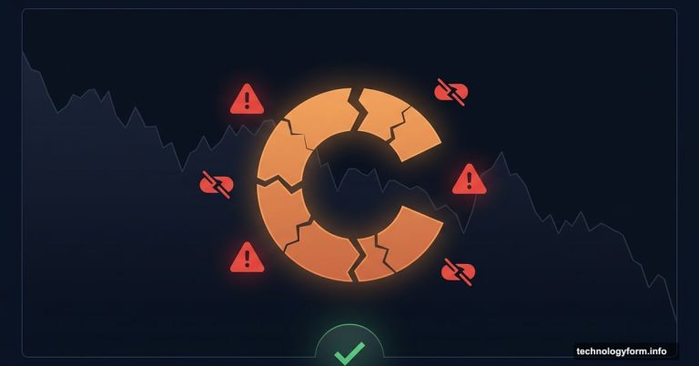 Cracked Claude AI logo with error symbols indicating Monday morning outage