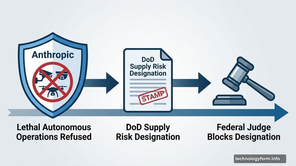 Anthropic refused DoD use of AI for lethal autonomous operations