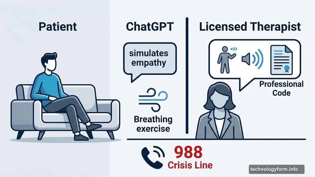 Licensed therapist reads body language unlike ChatGPT simulated empathy