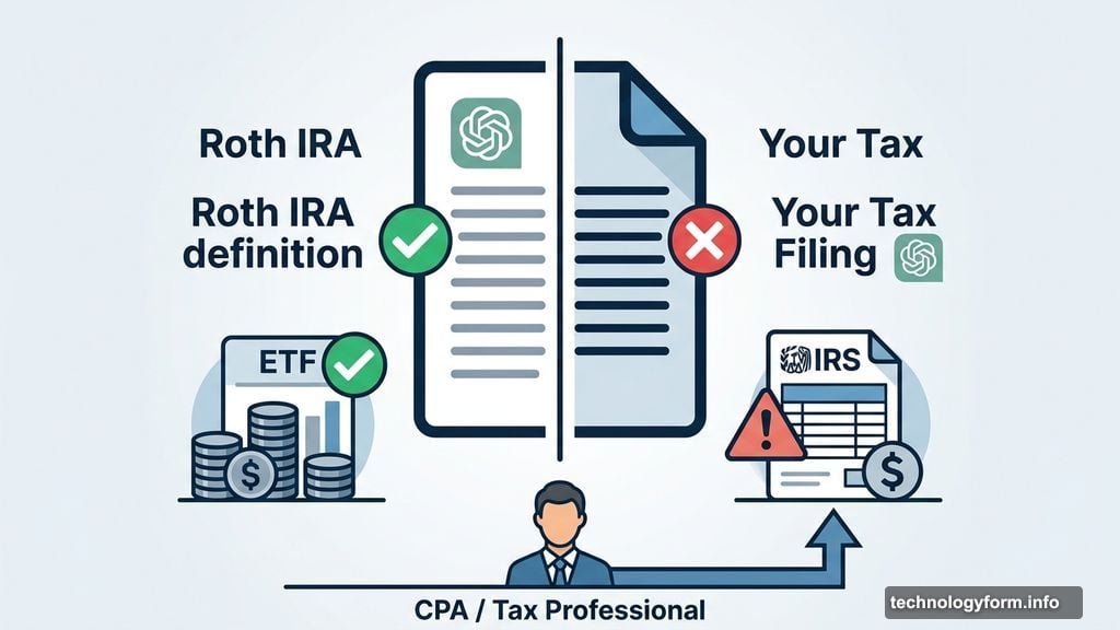 ChatGPT explains ETF but cannot handle your actual tax filing